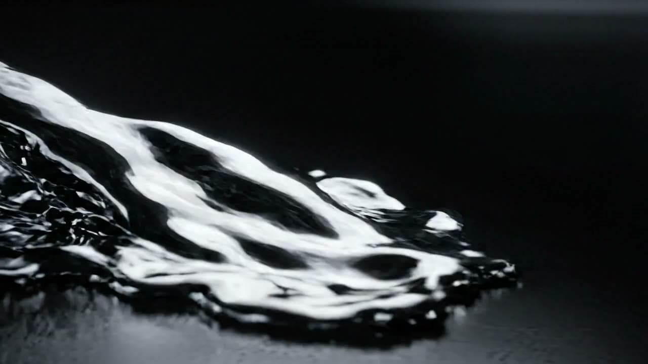 Liquid Chrome Ripples — 3D Abstract